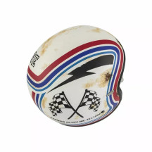 Casco Vintage — L, blanco mate